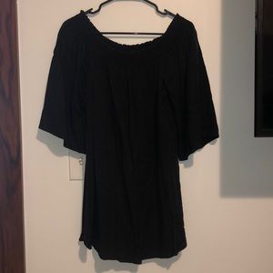 Forever 21 Black off the shoulder dress